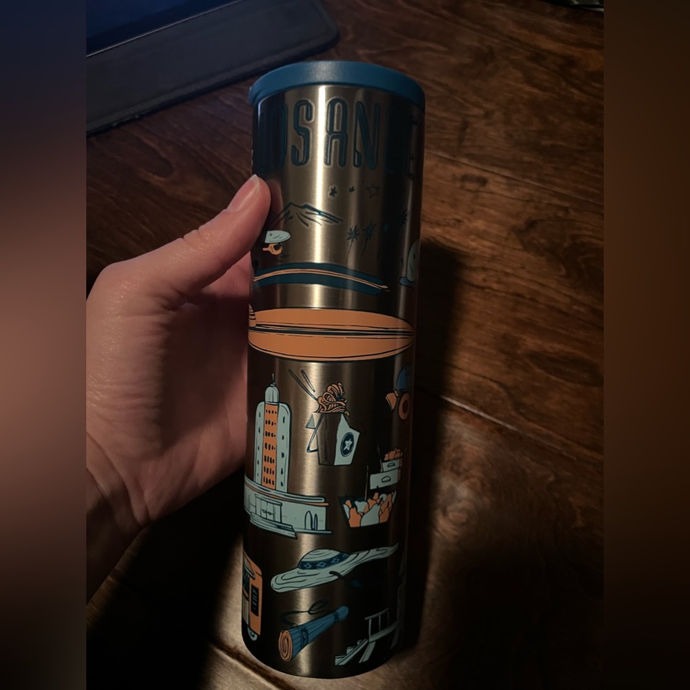 Starbucks Los Angeles LA stainless steel tumbler brand new S/S coffee tea water